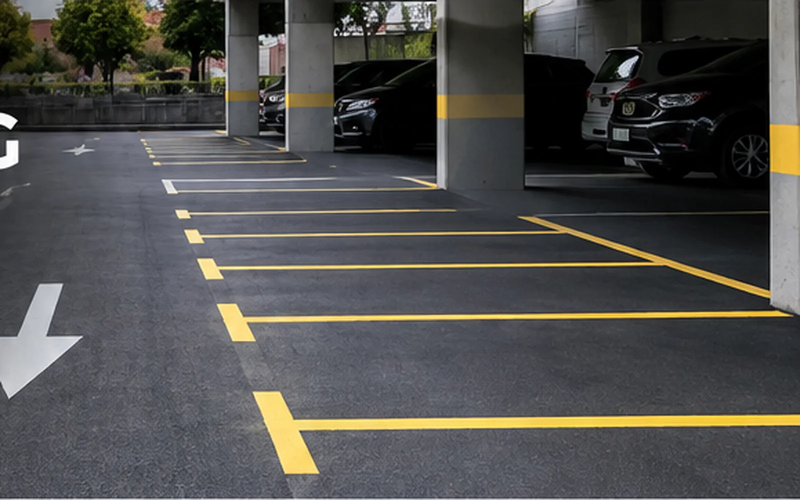 Car park line marking service in Melbourne