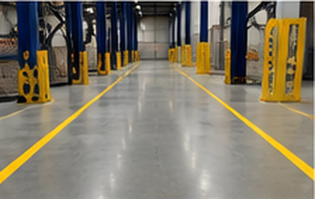 Warehouse line marking
